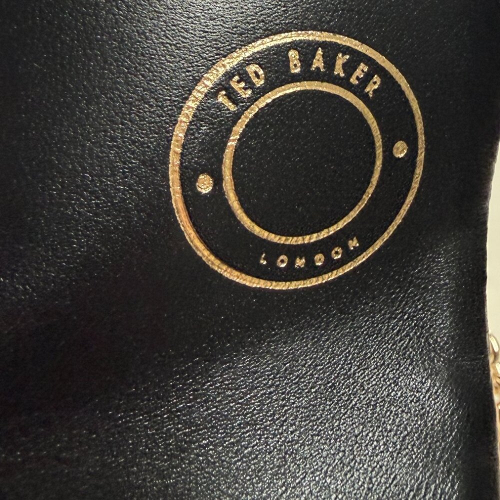 Ted Baker Poppy Small Satchel Crossbody Black Nappa Leather NWT - SO CUTE ❤️❤️ - Picture 4 of 7